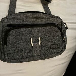 Lug Charcoal Messenger Bag